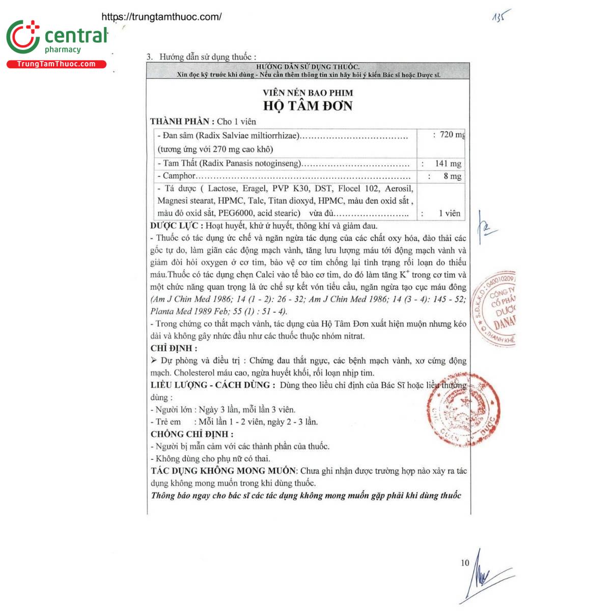 thuoc ho tam don 5 G2167 thuoc ho tam don 5 G2167