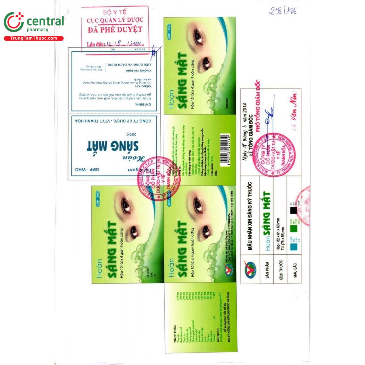 thuoc hoan sang mat thephaco 2 B0548 thuoc hoan sang mat thephaco 2 B0548