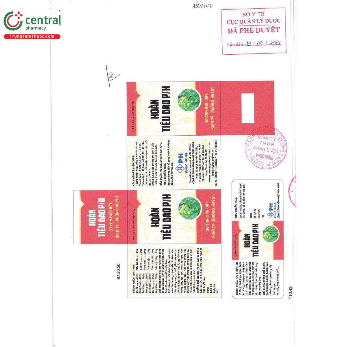 thuoc hoan tieu dao p h 2 E1151 thuoc hoan tieu dao p h 2 E1151