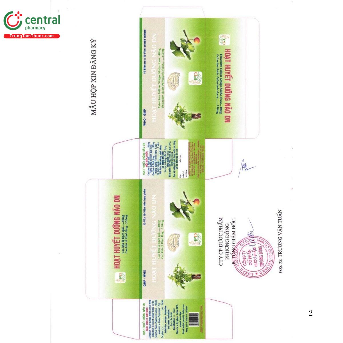 thuoc hoat huyet duong nao dn 5 T7331 thuoc hoat huyet duong nao dn 5 T7331