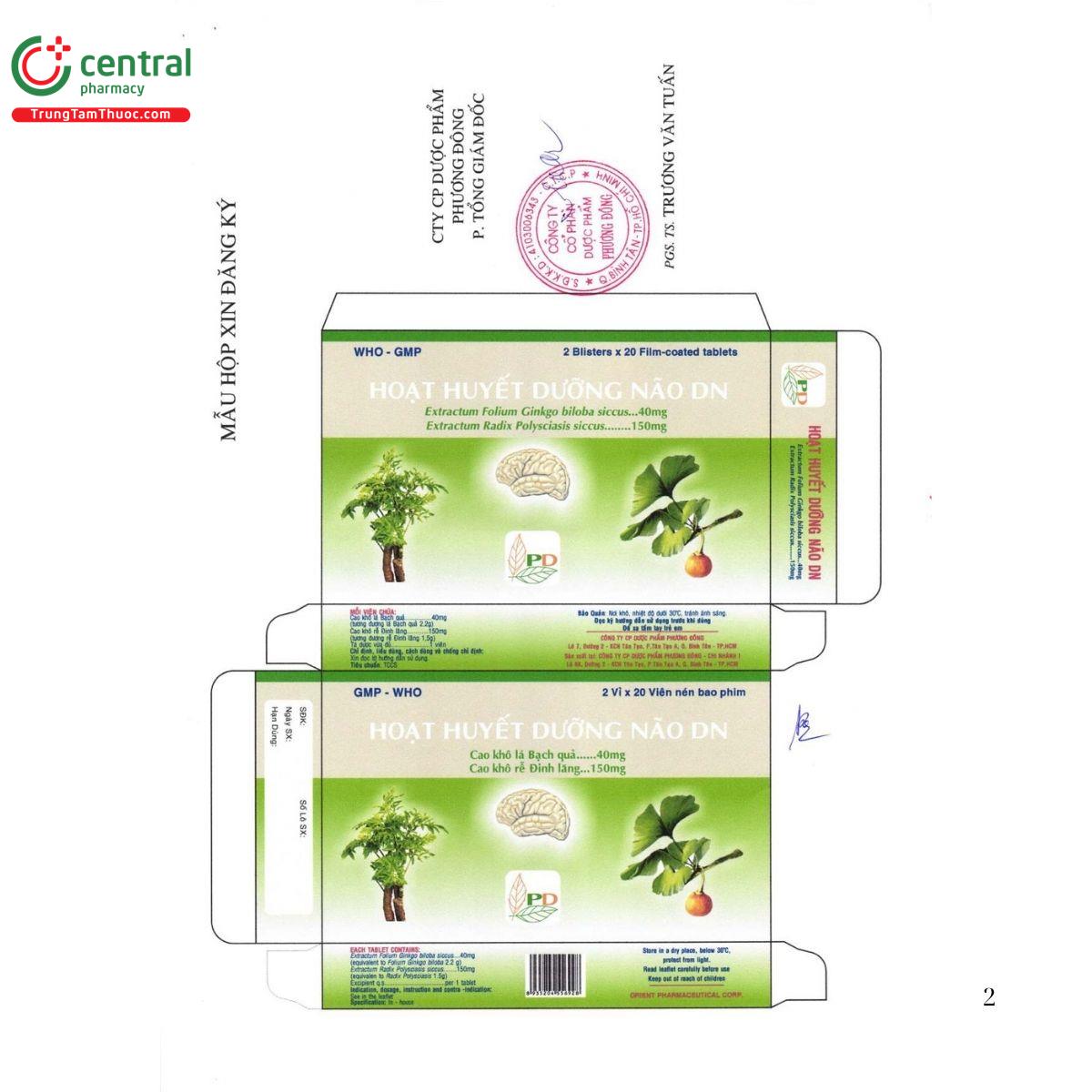 thuoc hoat huyet duong nao dn 7 F2067 thuoc hoat huyet duong nao dn 7 F2067