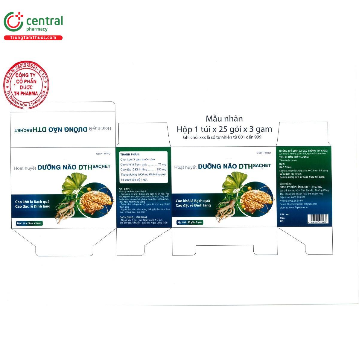 thuoc hoat huyet duong nao dth sachet 3 J3870 thuoc hoat huyet duong nao dth sachet 3 J3870
