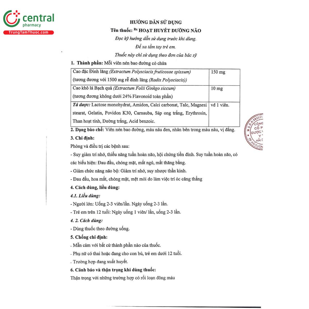thuoc hoat huyet duong nao hdpharma 4 K4760 thuoc hoat huyet duong nao hdpharma 4 K4760