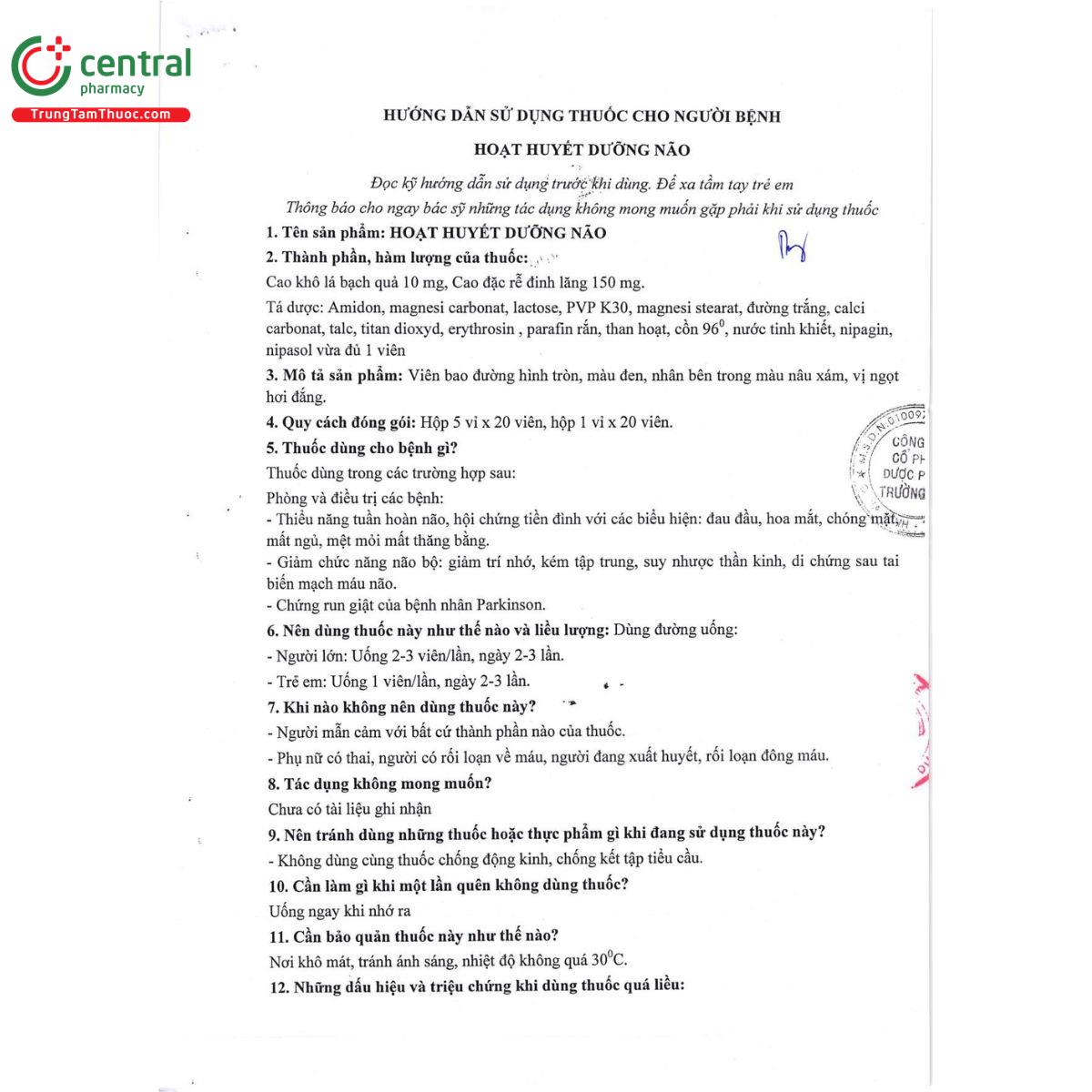 thuoc hoat huyet duong nao truong tho 11 V8313 thuoc hoat huyet duong nao truong tho 11 V8313