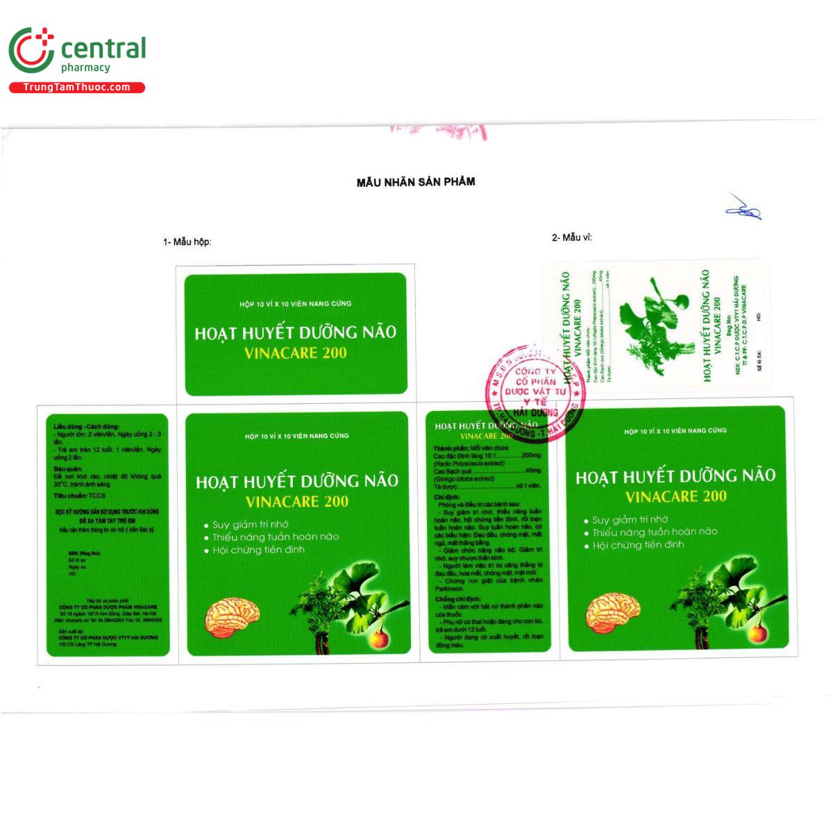thuoc hoat huyet duong nao vinacare 200 7 K4512 thuoc hoat huyet duong nao vinacare 200 7 K4512