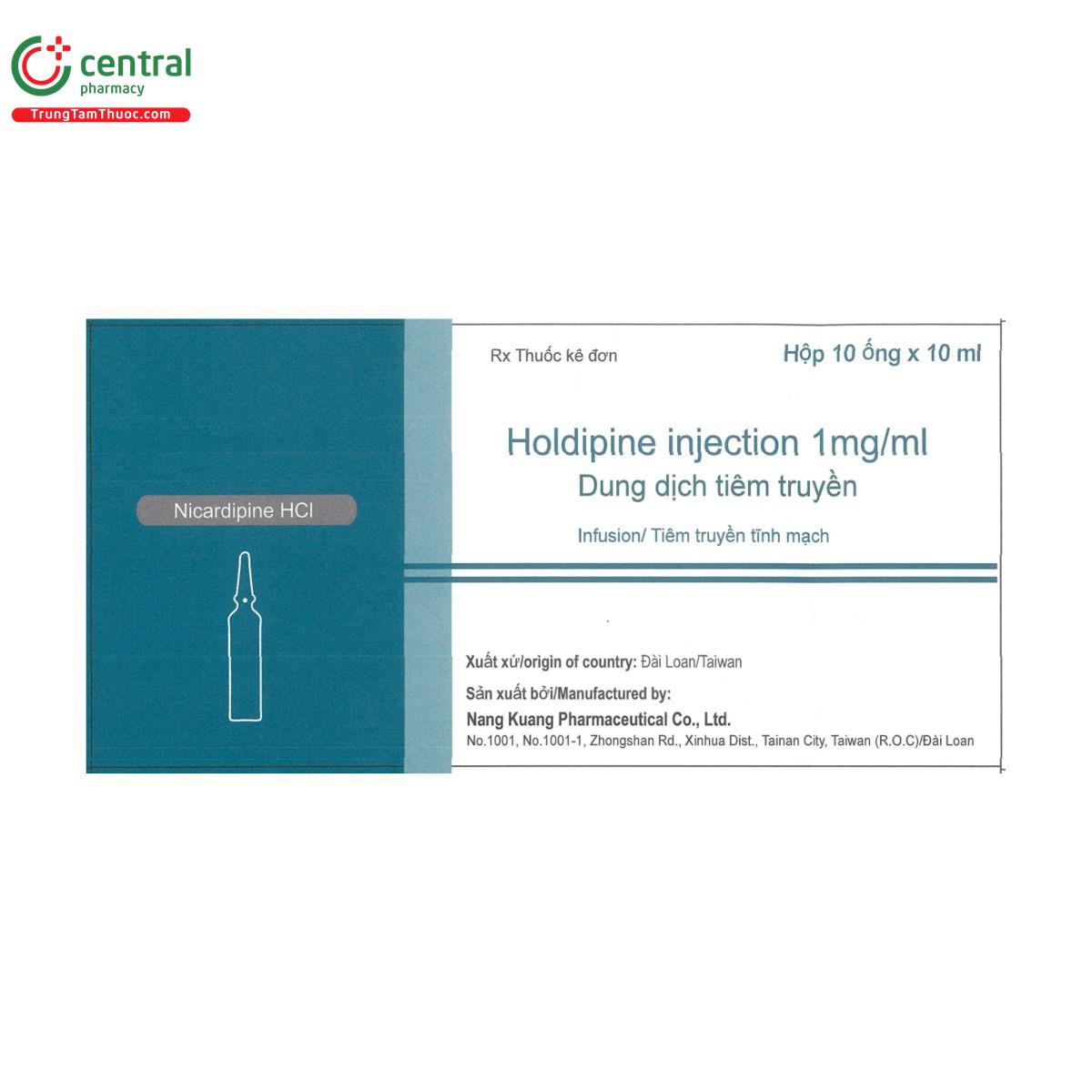 thuoc holdipine injection 1mg ml 1 T8071 thuoc holdipine injection 1mg ml 1 T8071
