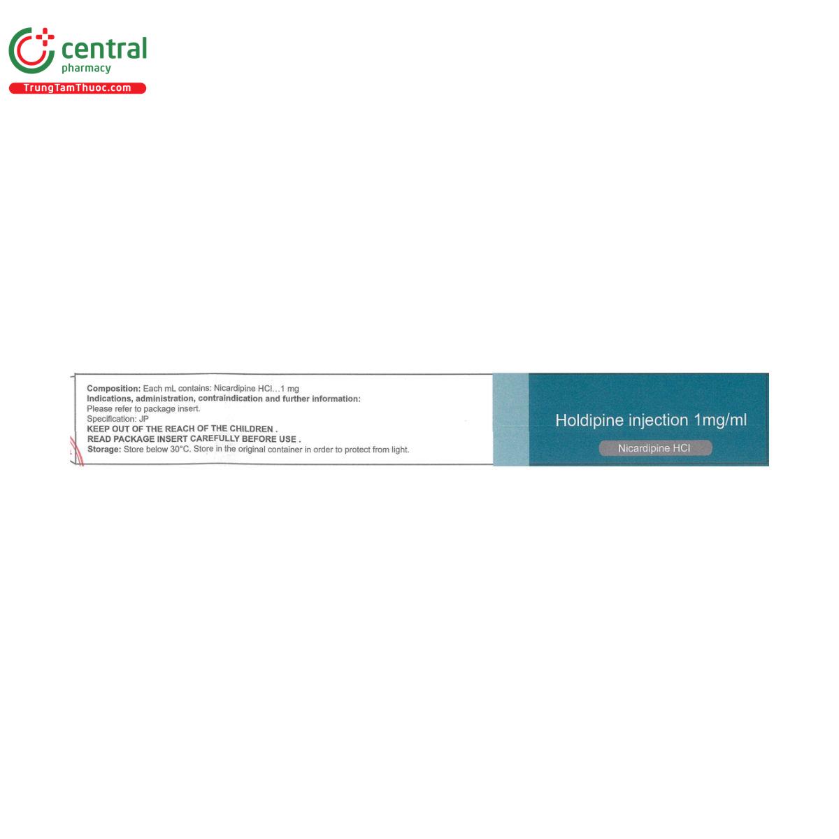 thuoc holdipine injection 1mg ml 4 C0637 thuoc holdipine injection 1mg ml 4 C0637