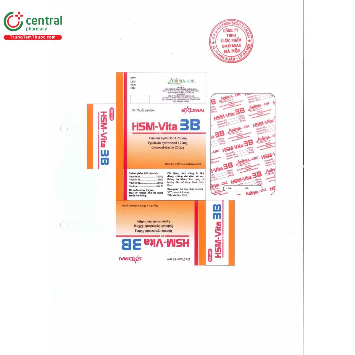 thuoc hsm vita 3b 2 D1775 thuoc hsm vita 3b 2 D1775