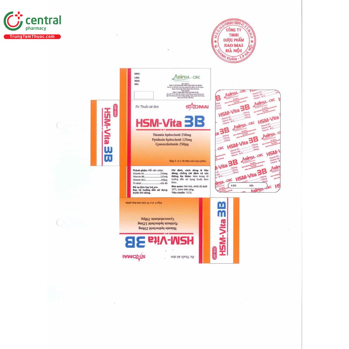 thuoc hsm vita 3b 3 K4412 thuoc hsm vita 3b 3 K4412