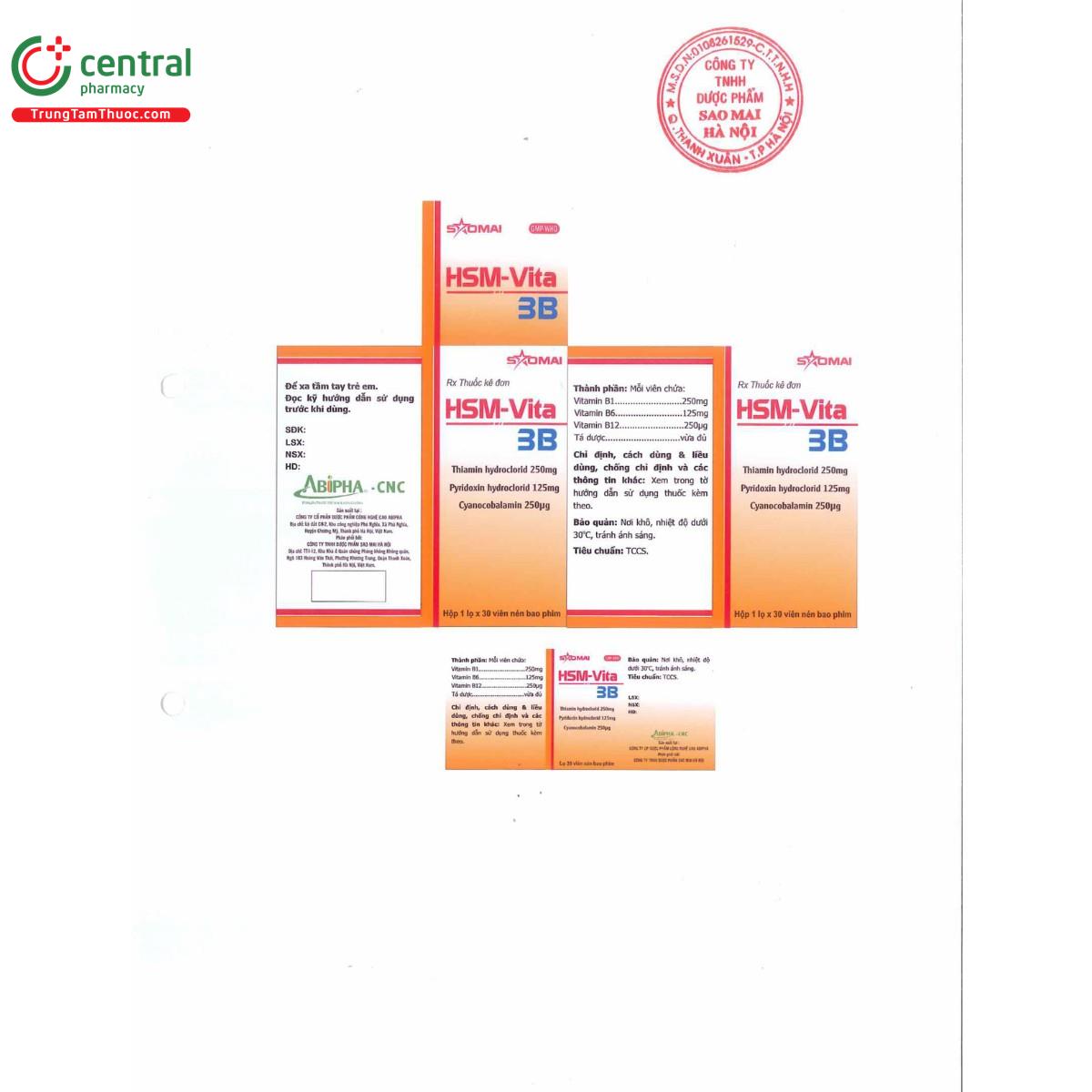 thuoc hsm vita 3b 5 B0785 thuoc hsm vita 3b 5 B0785