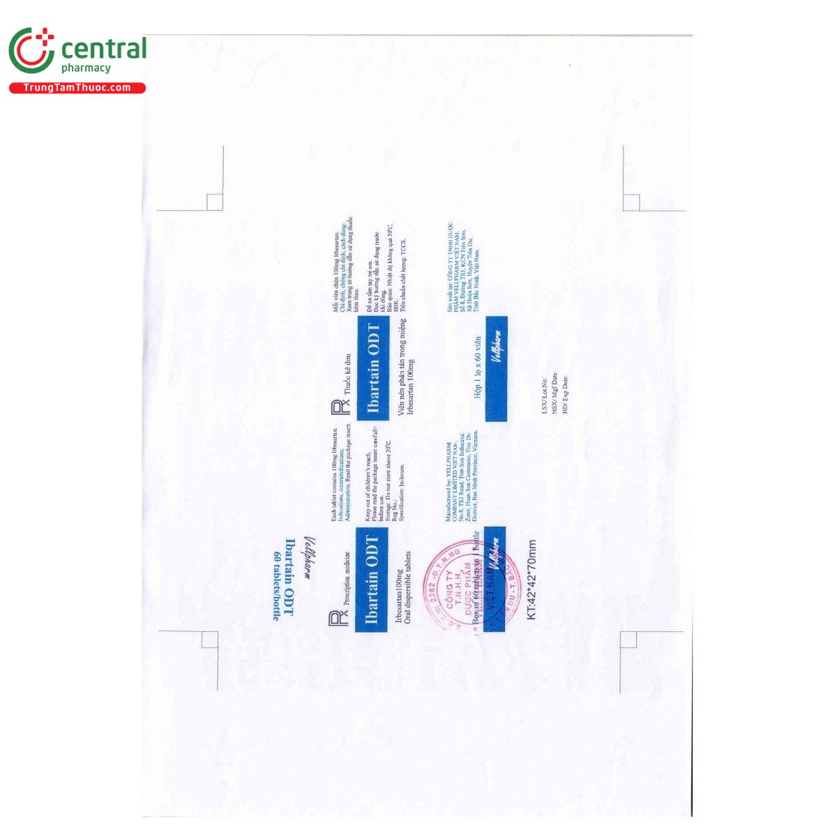 thuoc ibartain odt 100mg 2 L4234 thuoc ibartain odt 100mg 2 L4234
