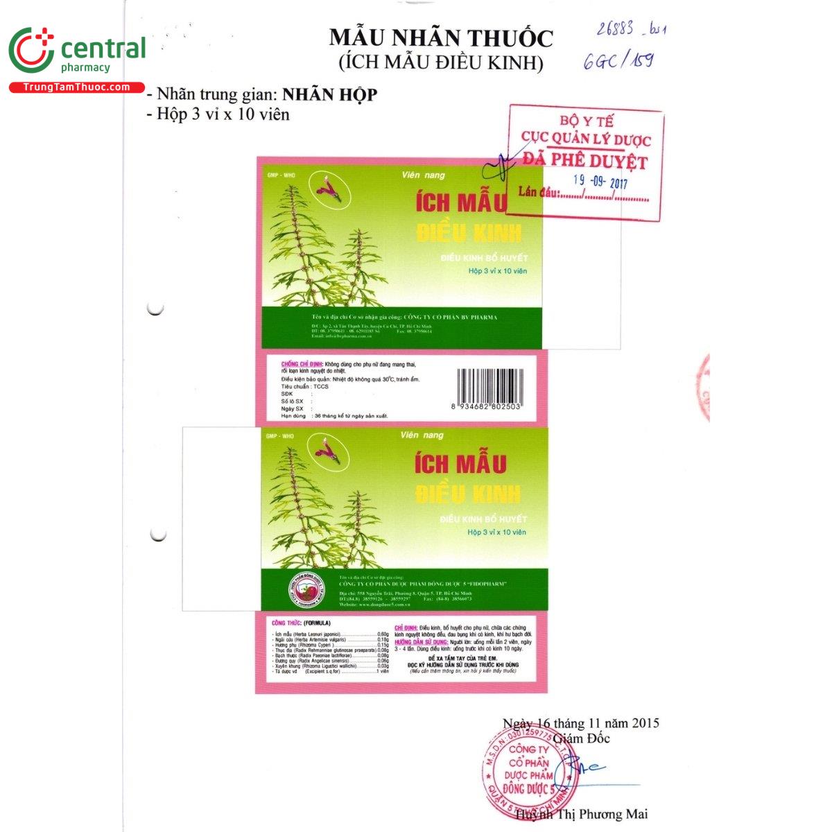 thuoc ich mau dieu kinh fiopharm 2 J3745 thuoc ich mau dieu kinh fiopharm 2 J3745