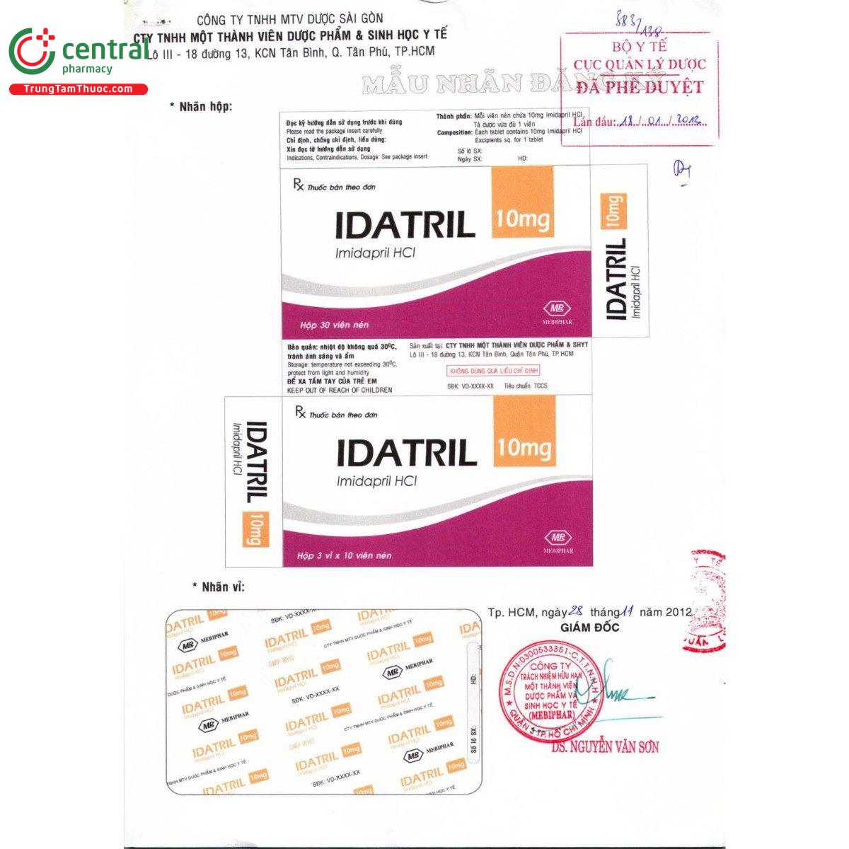 thuoc idatril 10mg 2 R7704 thuoc idatril 10mg 2 R7704