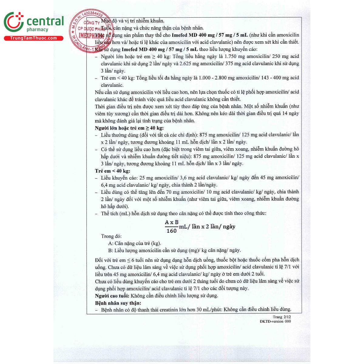 thuoc imefed md 400mg 57mg 5ml 9 J3800 thuoc imefed md 400mg 57mg 5ml 9 J3800