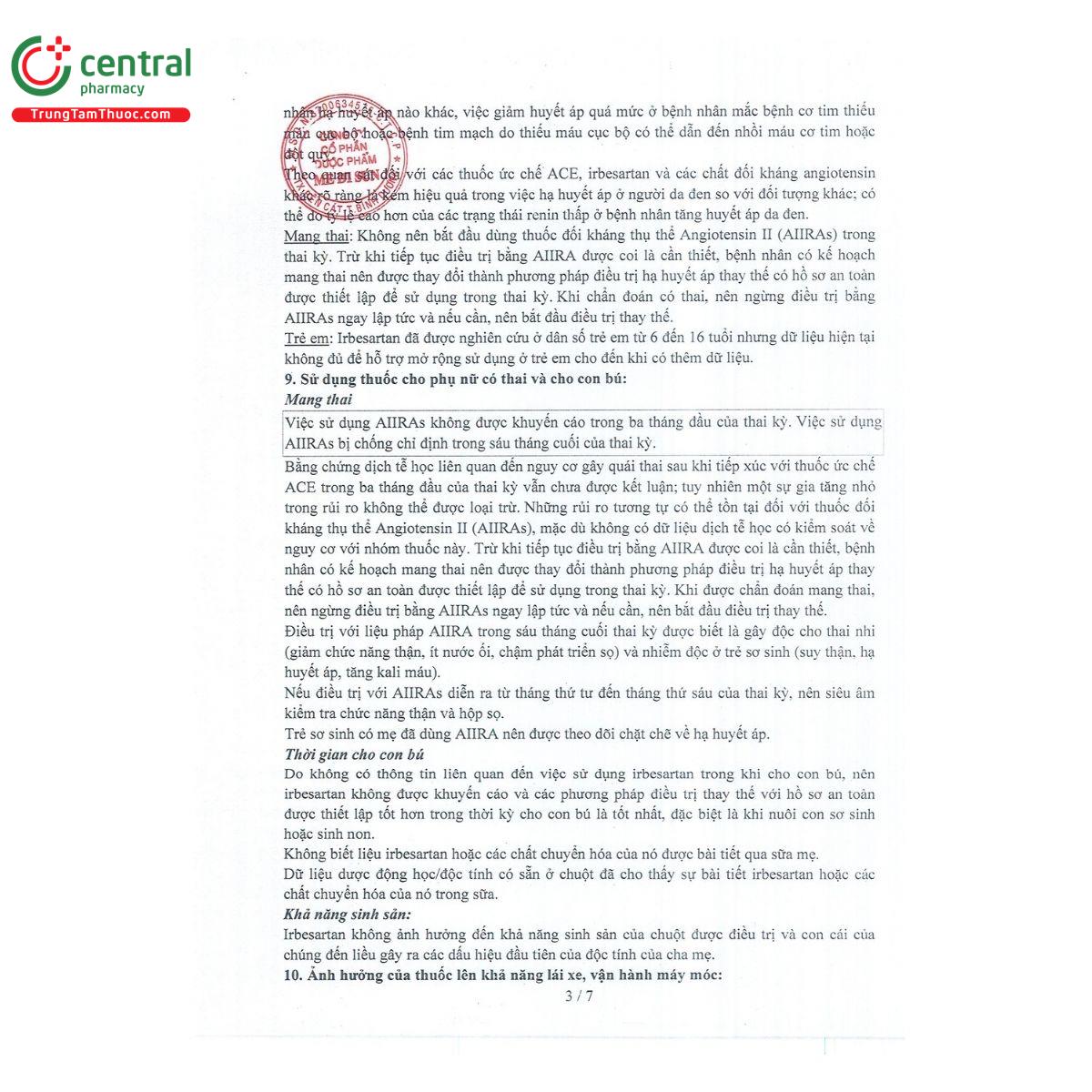 thuoc irbesartan mds 100 mg 5 T7570 thuoc irbesartan mds 100 mg 5 T7570