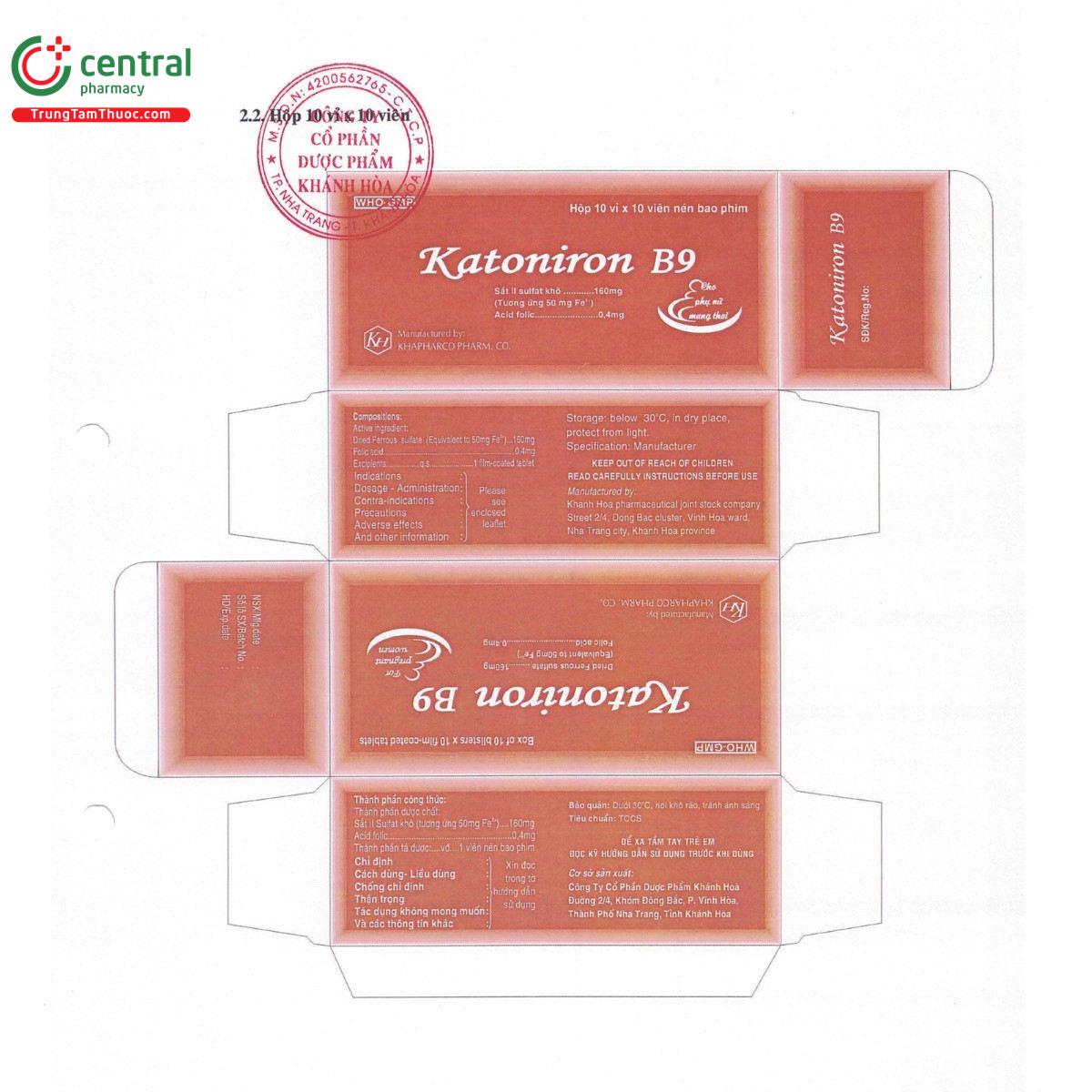thuoc katoniron b9 160mg 04mg 2 S7388