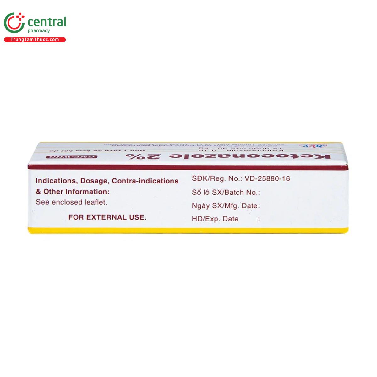 thuoc ketoconazole 2 mekophar 6 N5738 thuoc ketoconazole 2 mekophar 6 N5738
