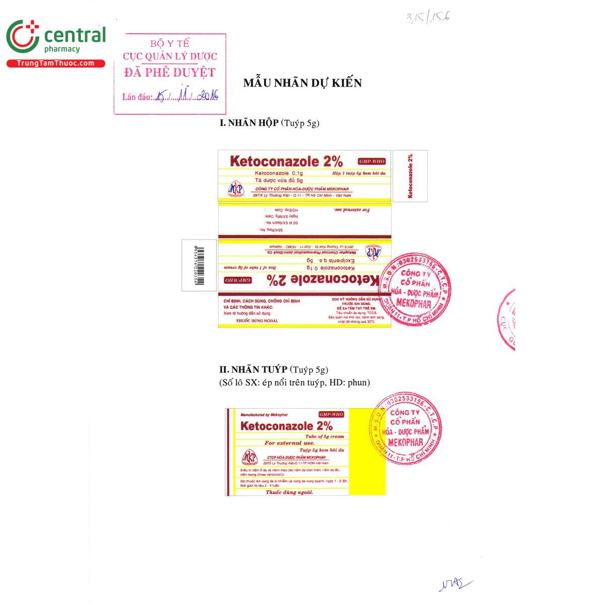 thuoc ketoconazole 2 mekophar 8 A0454 thuoc ketoconazole 2 mekophar 8 A0454