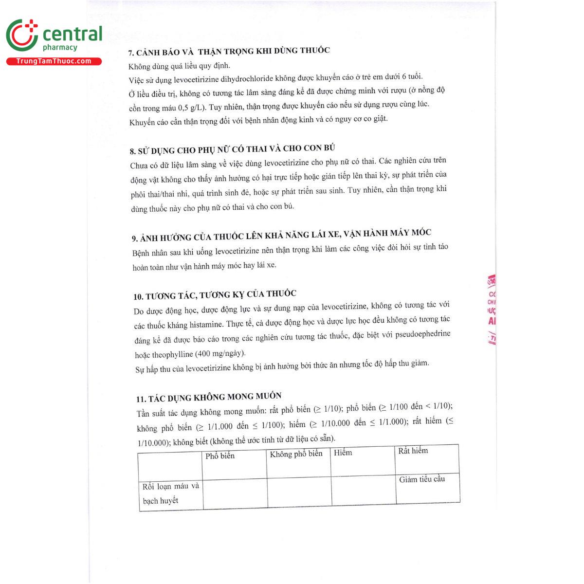 thuoc ketrazin tablet 5mg 5 T7684