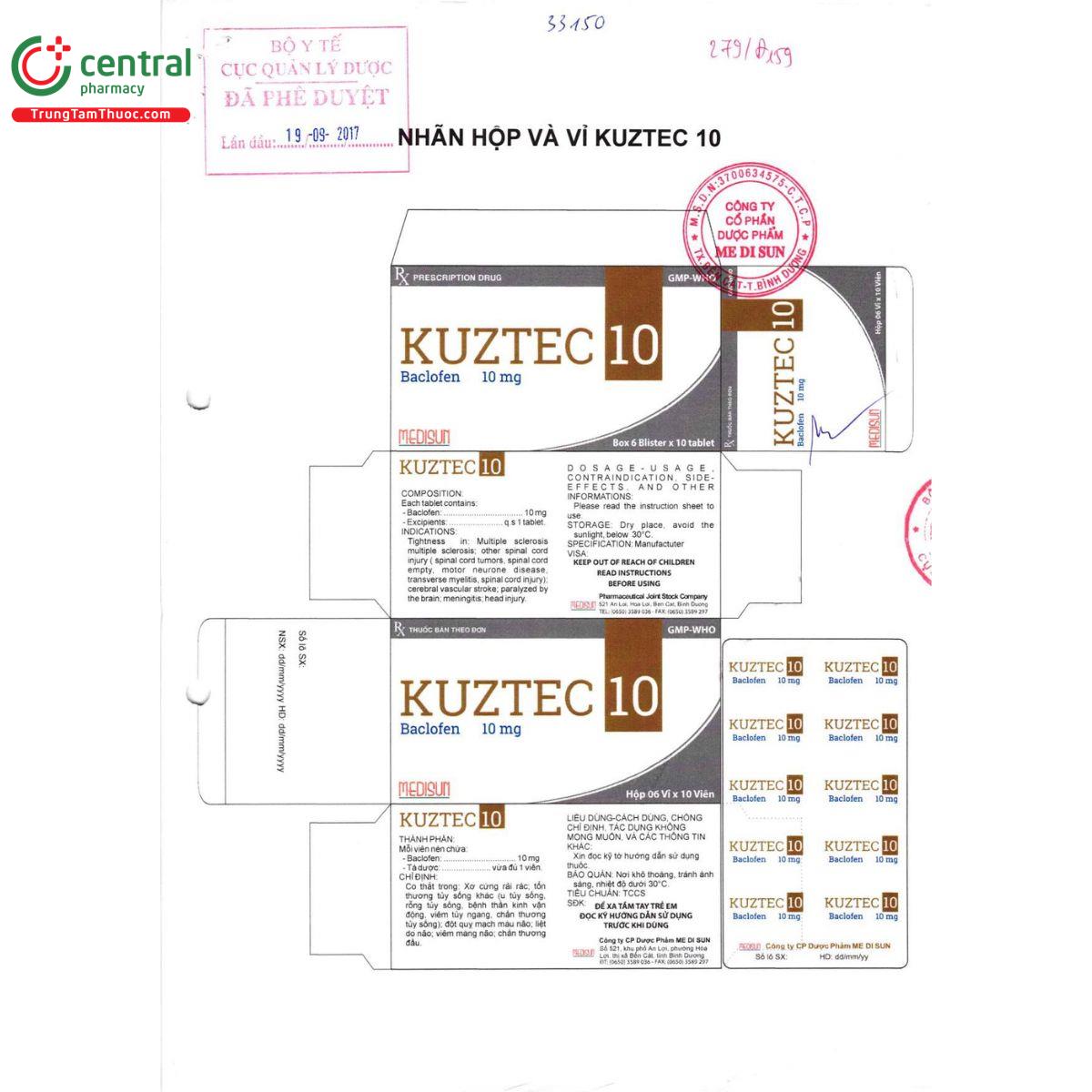 thuoc kuztec 10mg 2 C0671 thuoc kuztec 10mg 2 C0671
