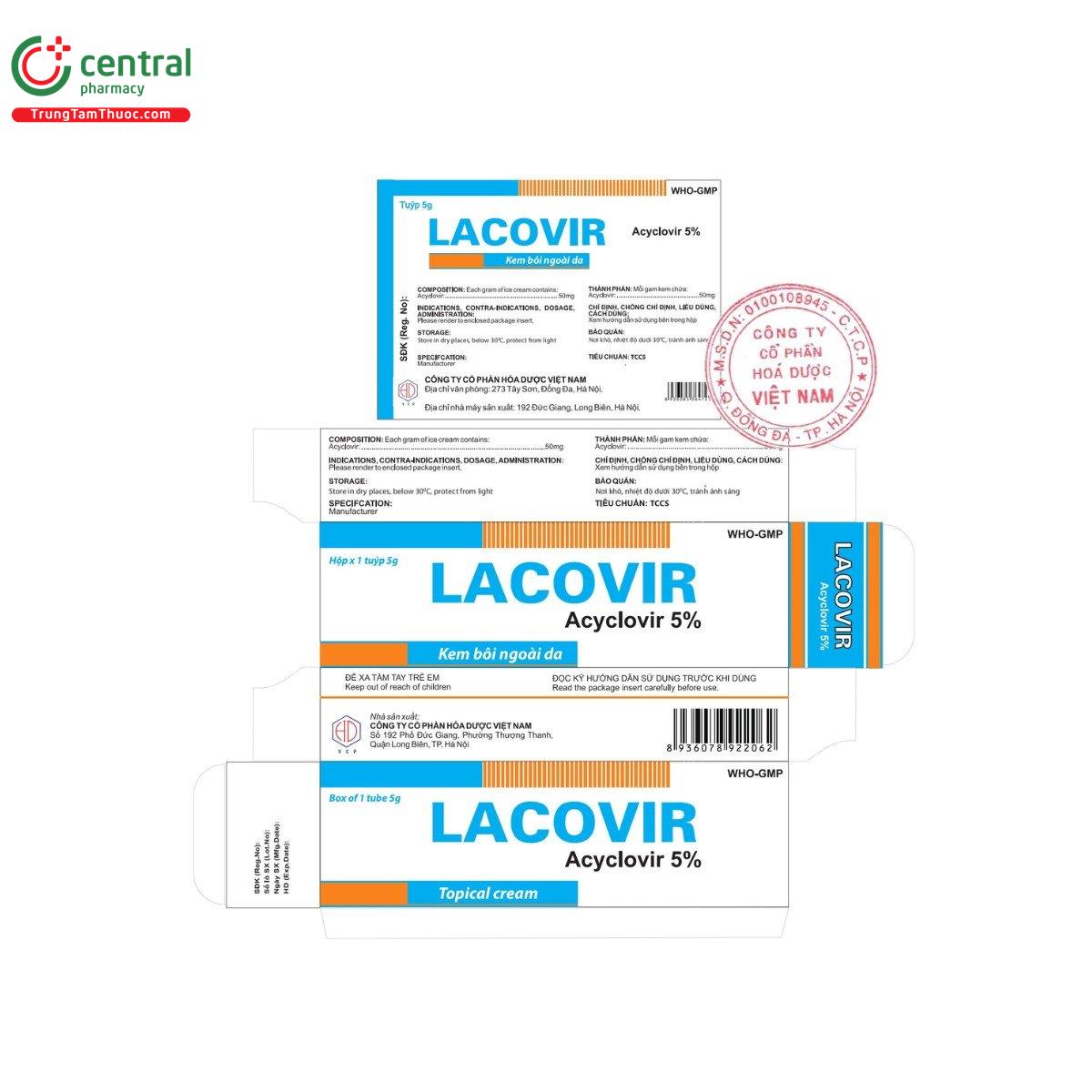 thuoc lacovir 5 2 M5301 thuoc lacovir 5 2 M5301