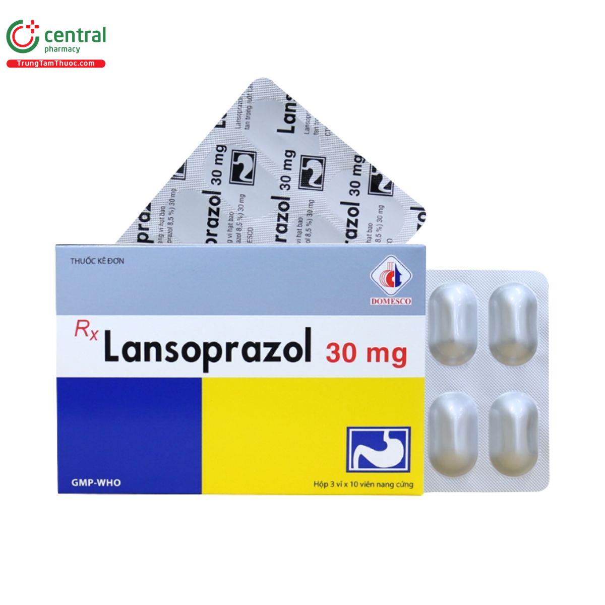 thuoc lansoprazol 30mg domesco 1 H3547 thuoc lansoprazol 30mg domesco 1 H3547