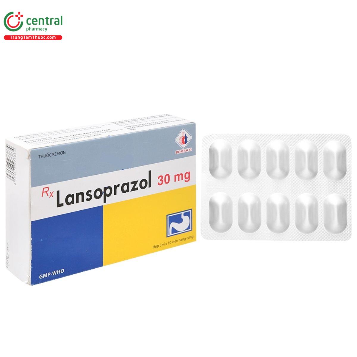thuoc lansoprazol 30mg domesco 2 K4636 thuoc lansoprazol 30mg domesco 2 K4636