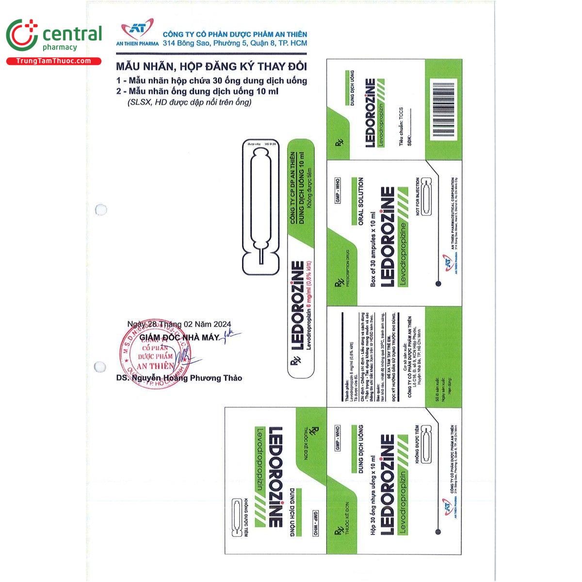 thuoc ledorozine 6mg ml 6 M4801