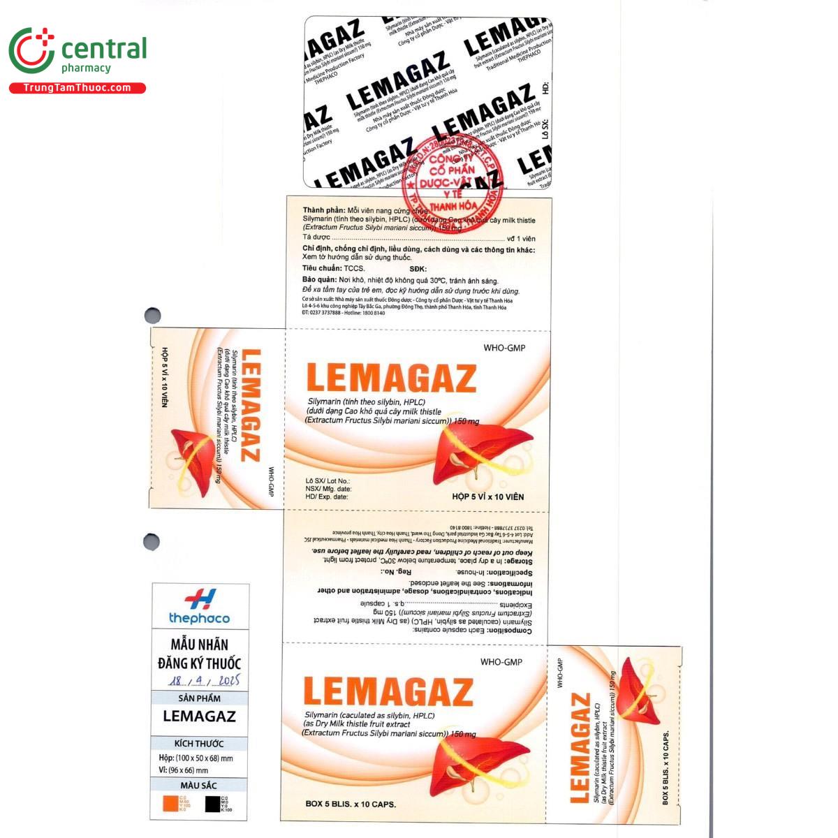 thuoc lemagaz 150mg 2 P6411 thuoc lemagaz 150mg 2 P6411
