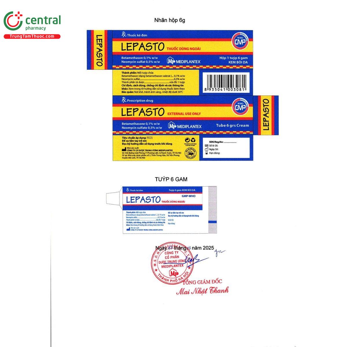 thuoc lepasto 1 G2145 thuoc lepasto 1 G2145
