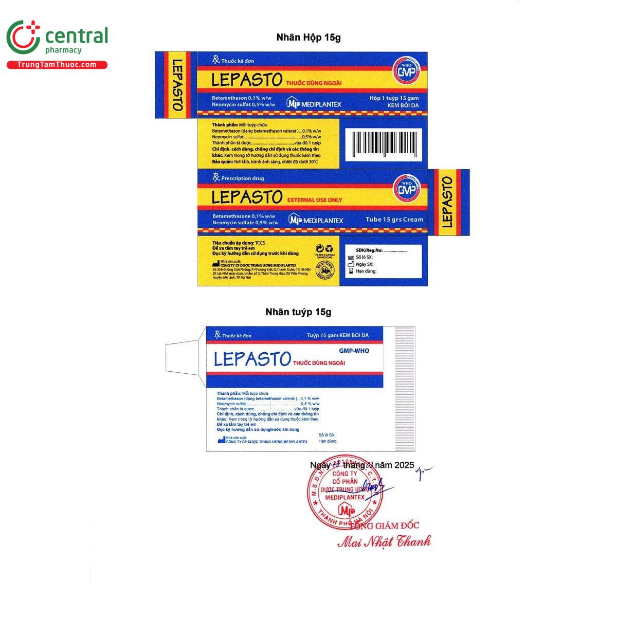 thuoc lepasto 2 N5782 thuoc lepasto 2 N5782