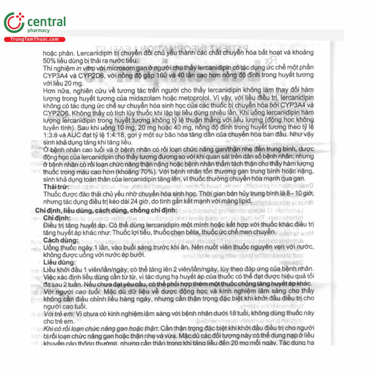 thuoc lercanipin 10 13 J3880 thuoc lercanipin 10 13 J3880