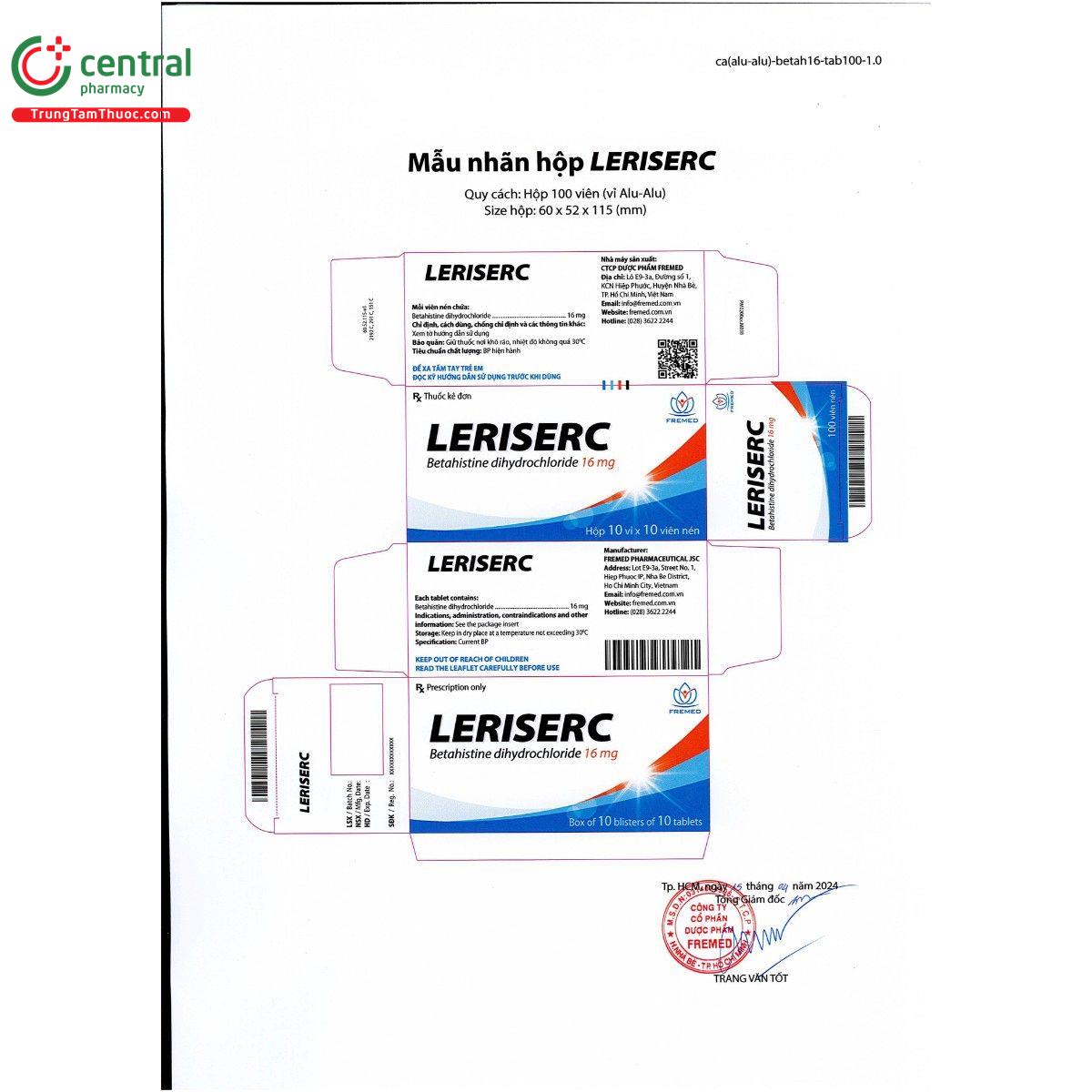 thuoc leriserc 16mg 5 L4570