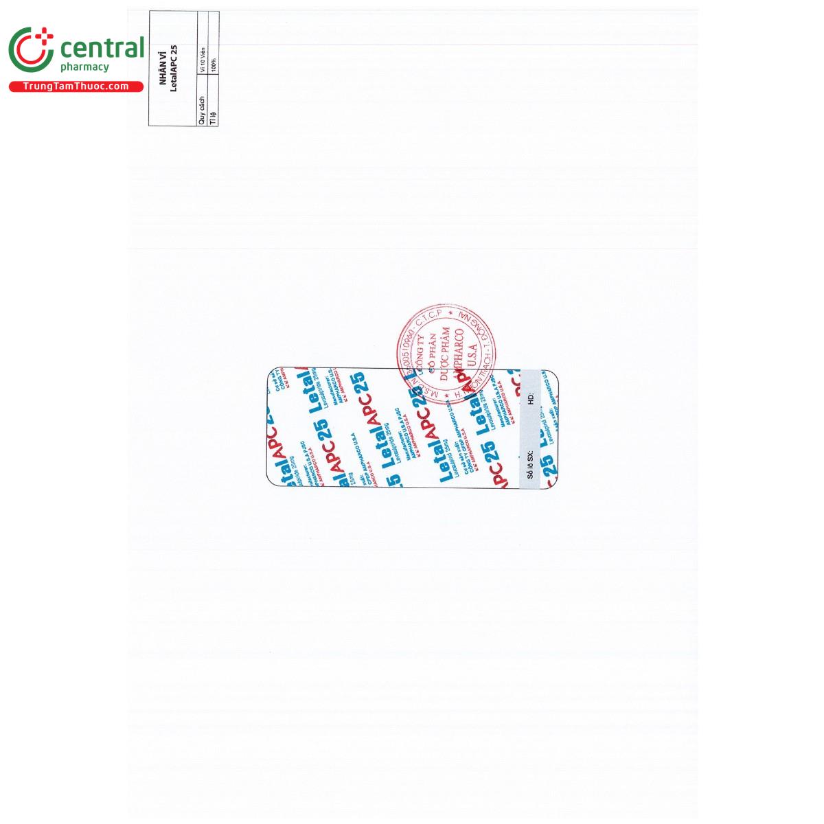 thuoc letalapc 25mg 4 U8018