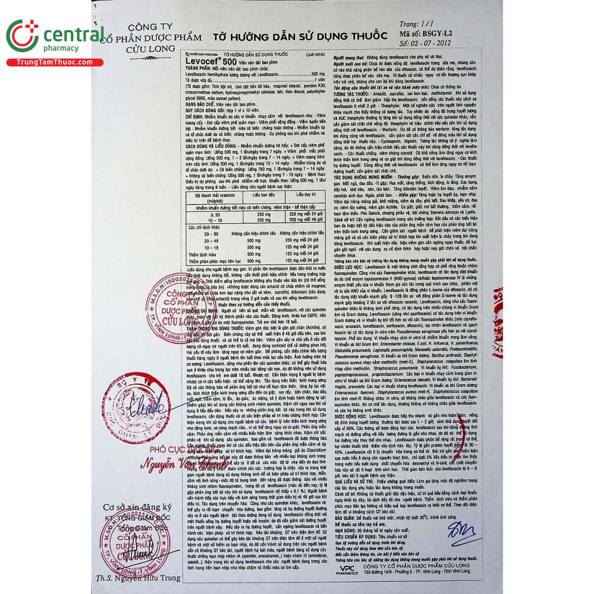 thuoc levocef 500 5 Q6034 thuoc levocef 500 5 Q6034