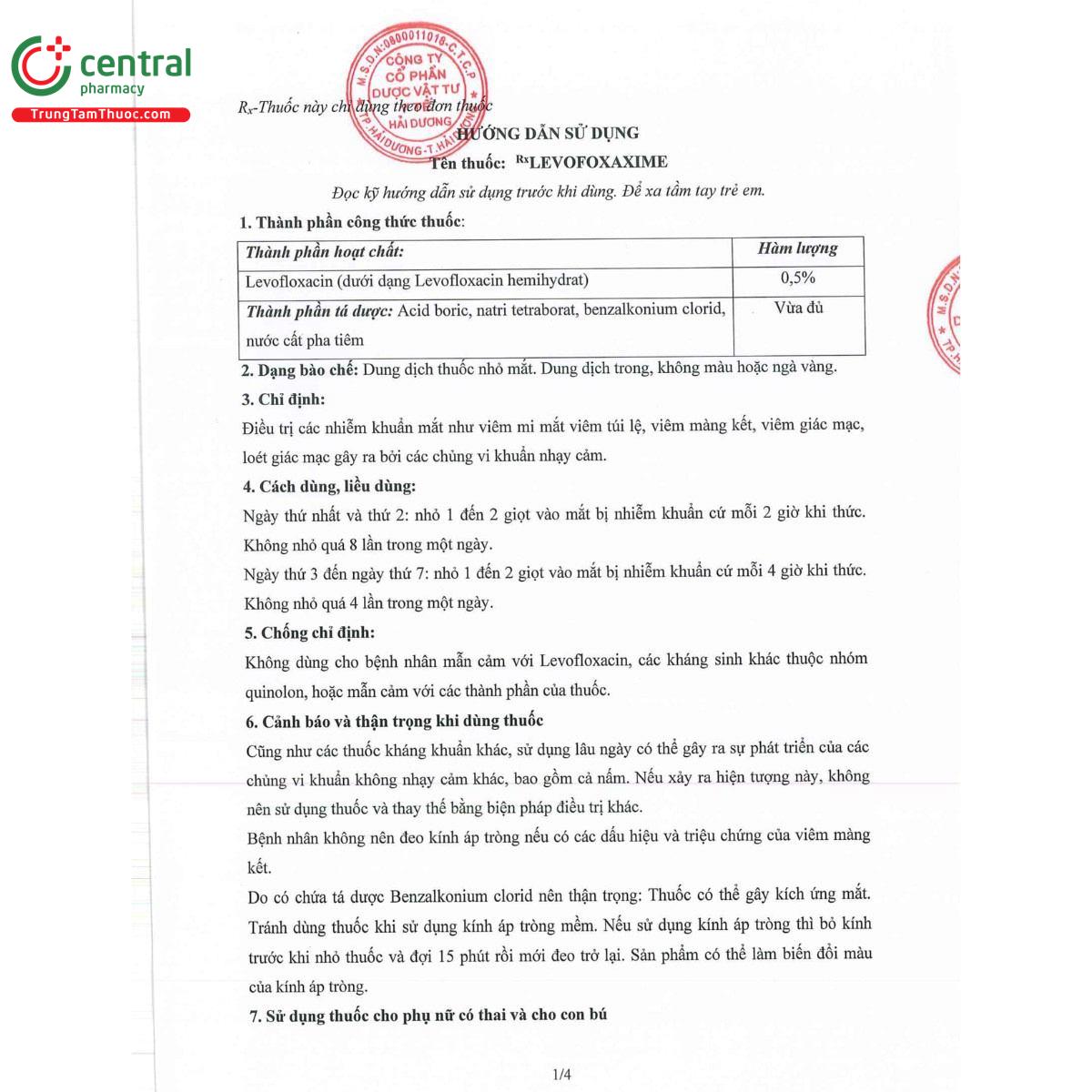 thuoc levofoxaxime 05 5 R7167
