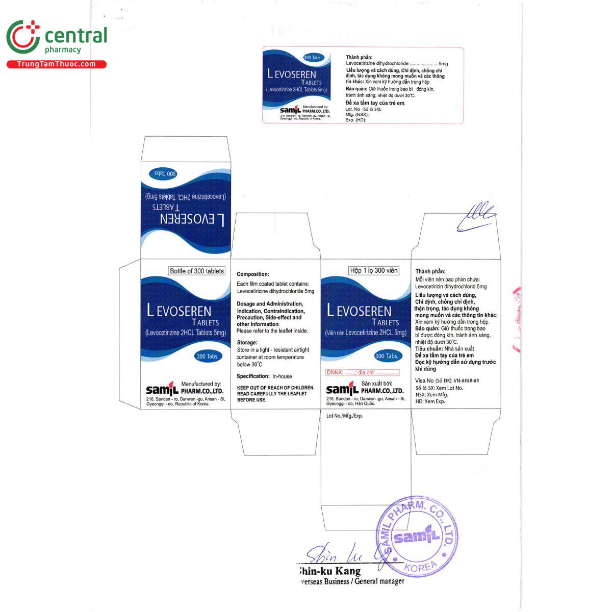 thuoc levoseren tablets 2 G2674 thuoc levoseren tablets 2 G2674