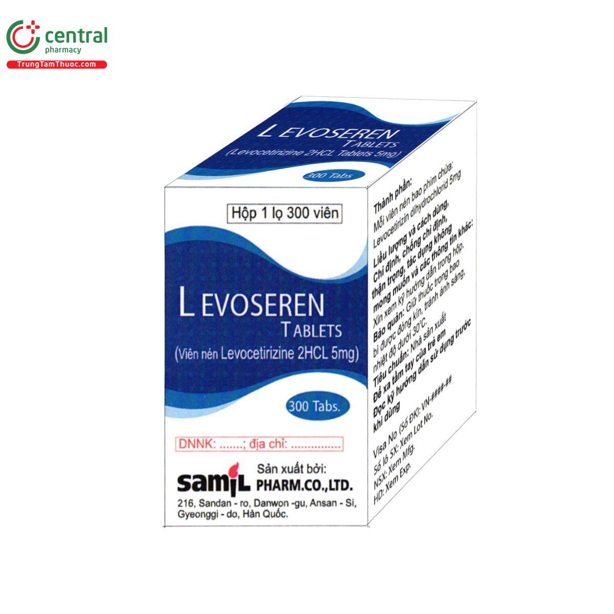 thuoc levoseren tablets 8 H3586 thuoc levoseren tablets 8 H3586