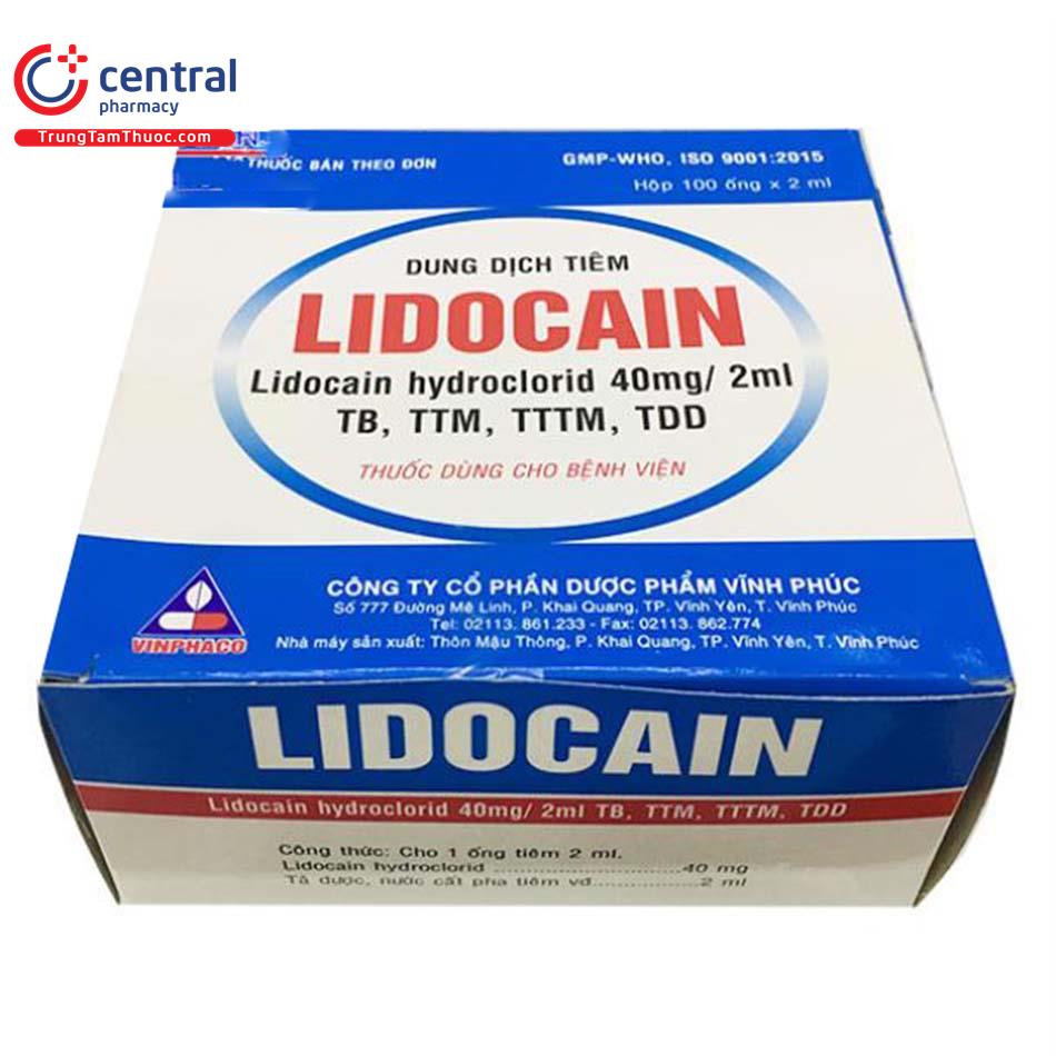 thuoc lidocain 40mg 2ml vinphaco 1 T8247