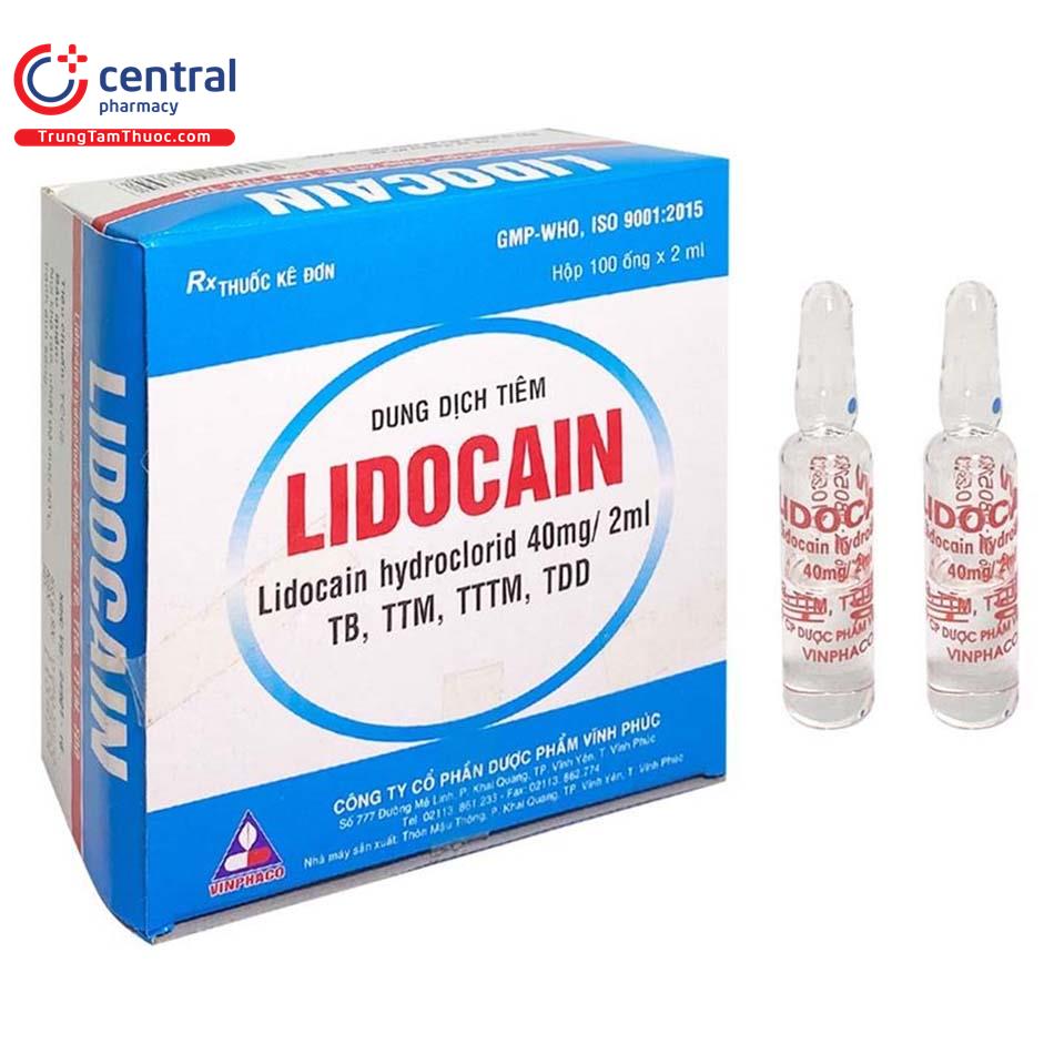 thuoc lidocain 40mg 2ml vinphaco 6 O5744
