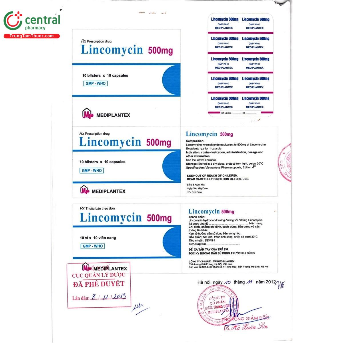 thuoc lincomycin 500mg mediplantex 5 U8788 thuoc lincomycin 500mg mediplantex 5 U8788