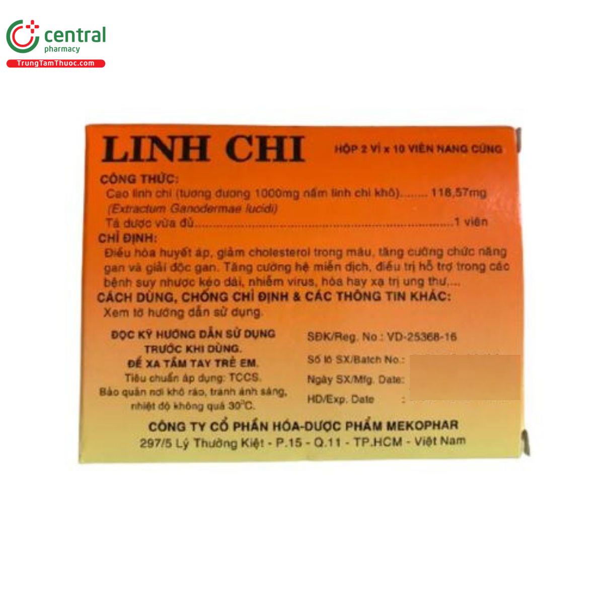 thuoc linh chi mekophar 2 D1346 thuoc linh chi mekophar 2 D1346