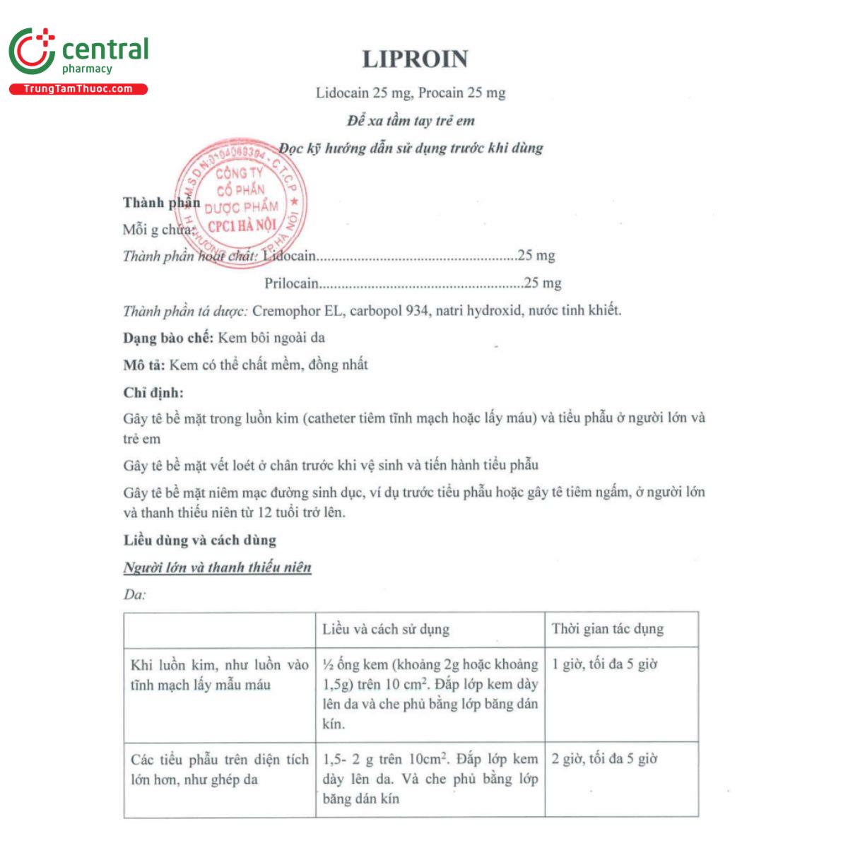 thuoc liproin 5g 5 B0473