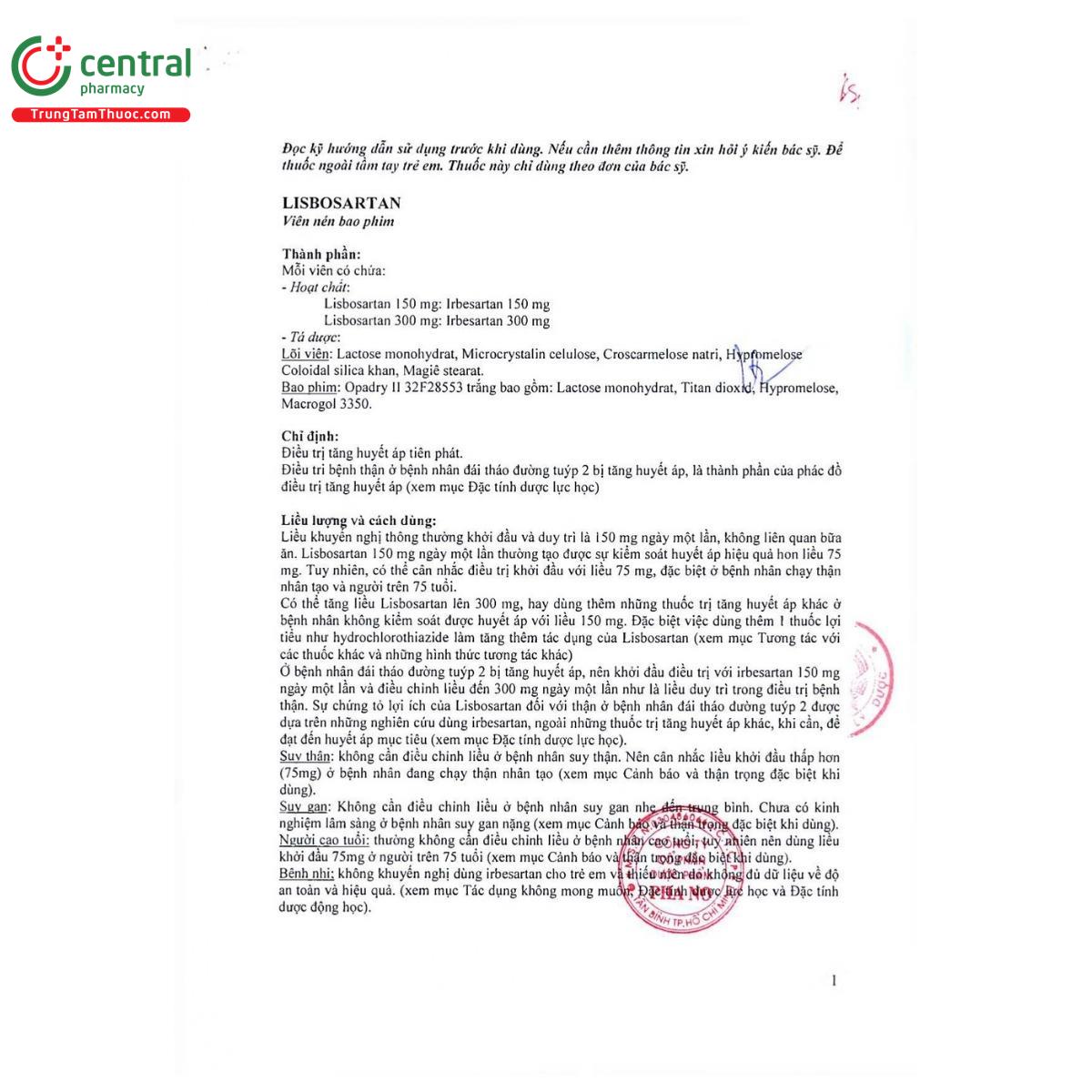 thuoc lisbosartan 150mg west pharma 4 B0083
