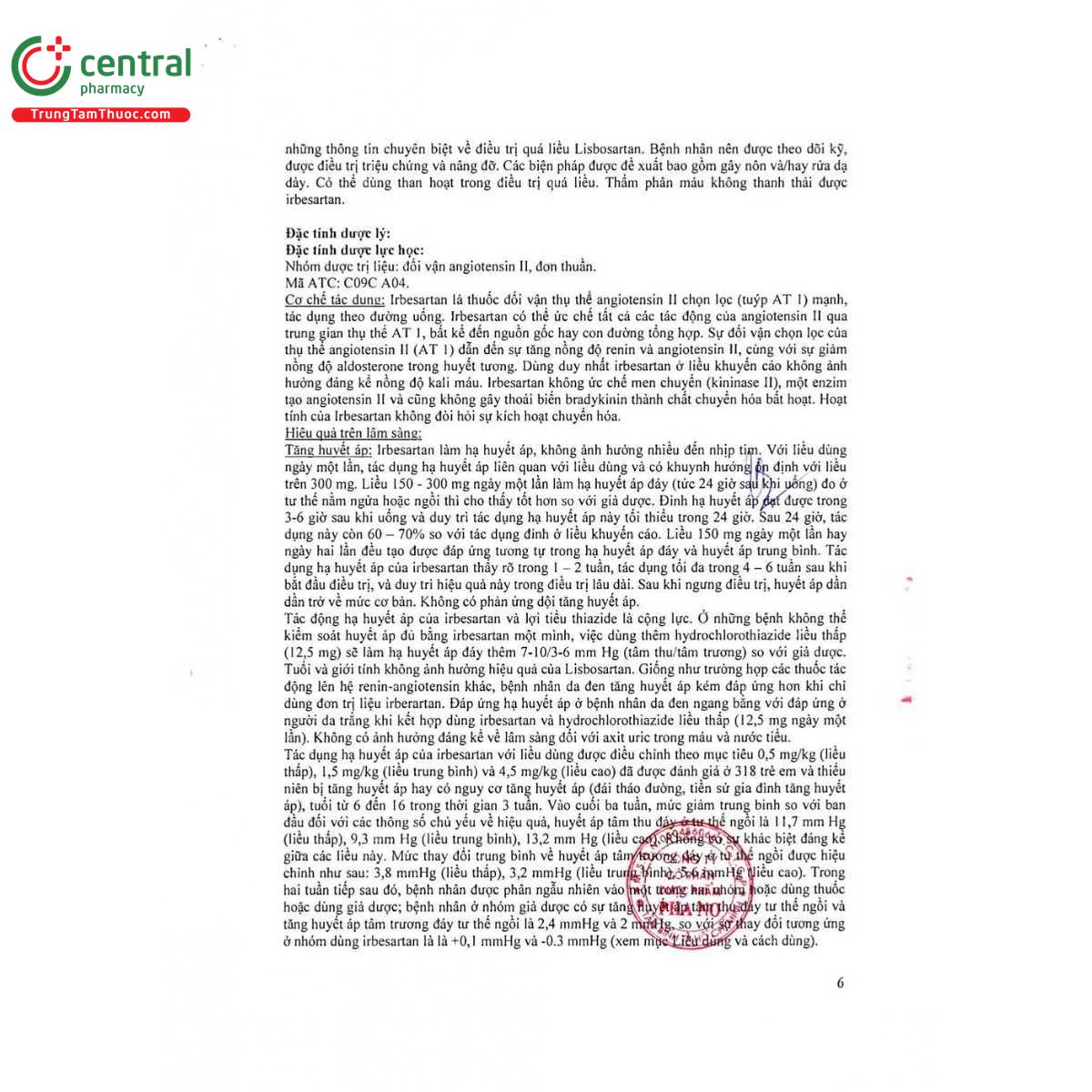 thuoc lisbosartan 150mg west pharma 9 F2653