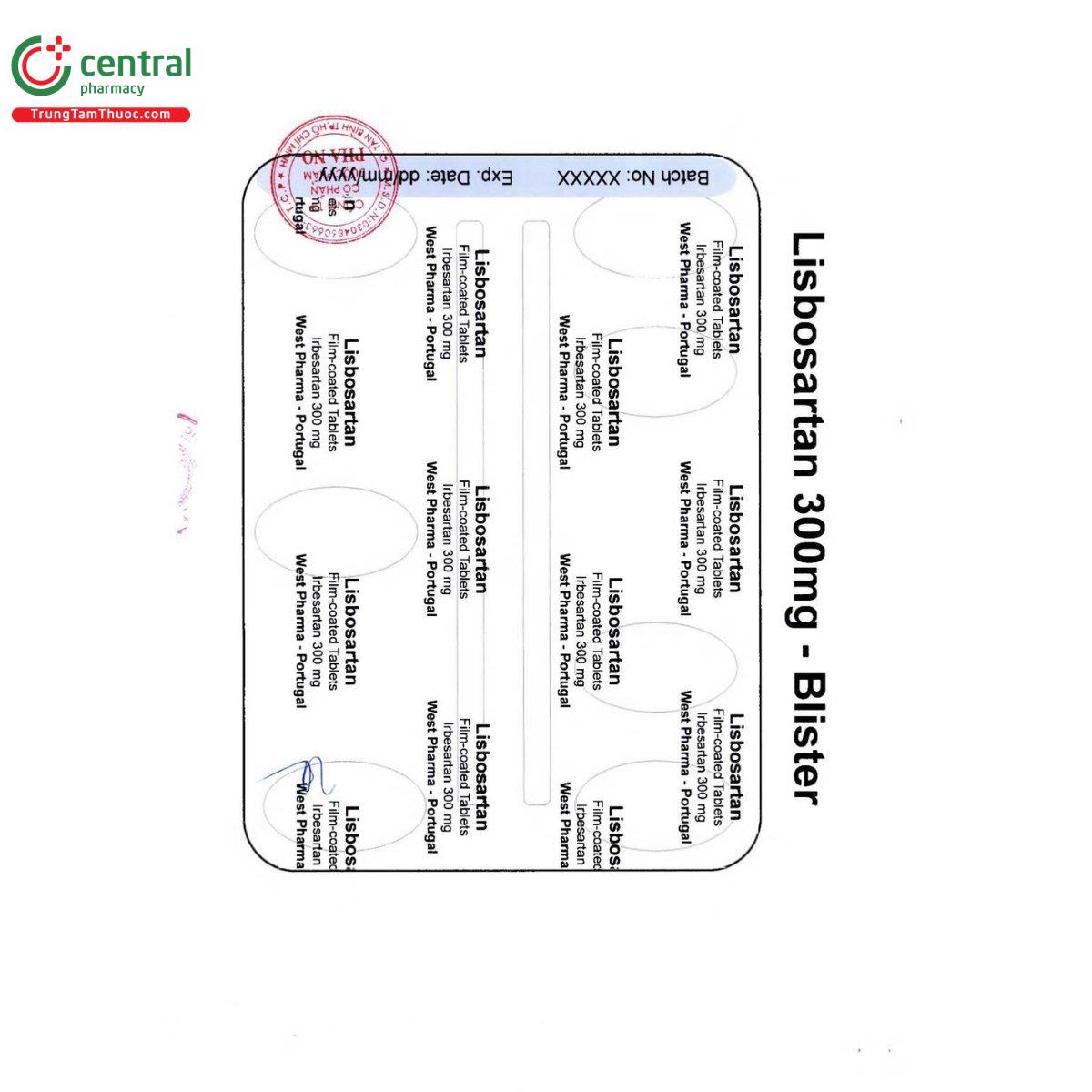 thuoc lisbosartan 300mg west pharma 3 C1265 thuoc lisbosartan 300mg west pharma 3 C1265