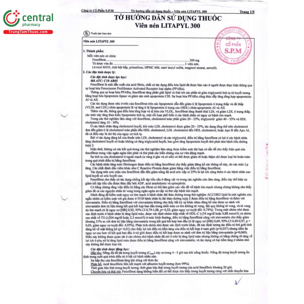 thuoc litapyl 300 6 T7440 thuoc litapyl 300 6 T7440