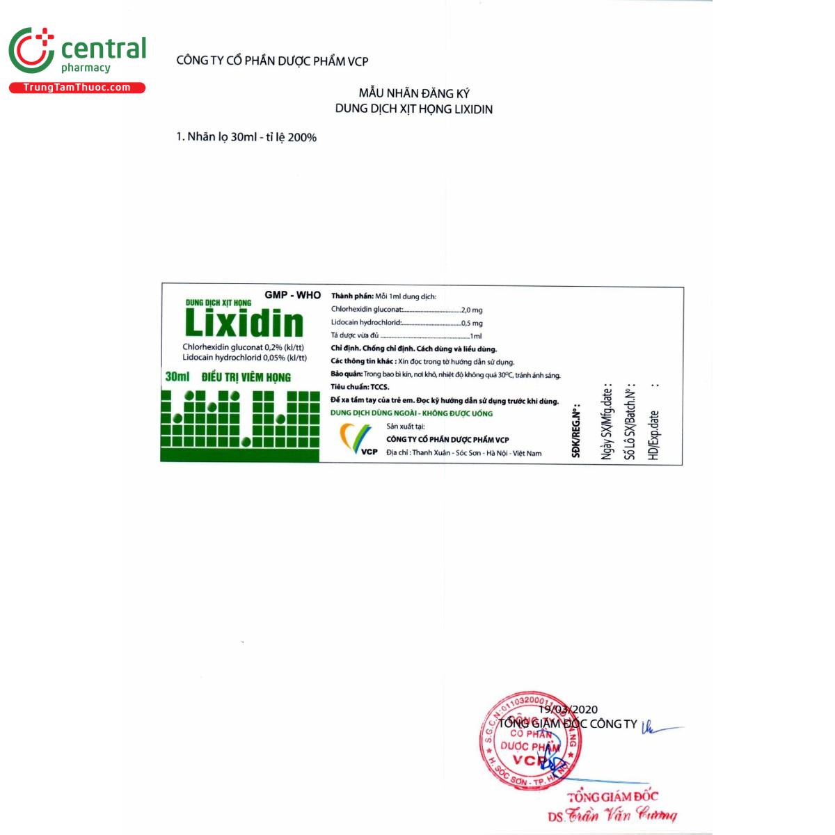 thuoc lixidin 5 B0227 thuoc lixidin 5 B0227