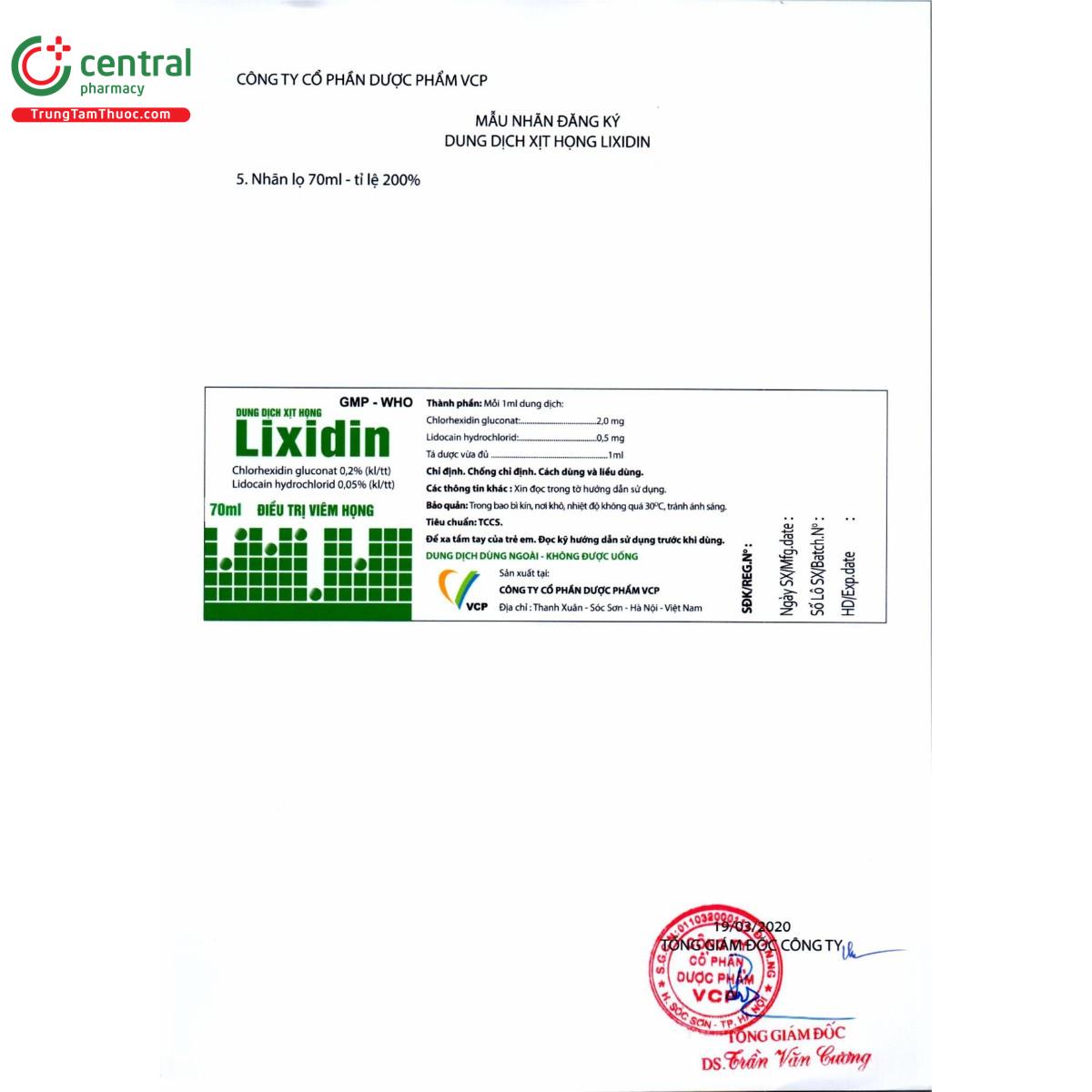 thuoc lixidin 9 B0718 thuoc lixidin 9 B0718