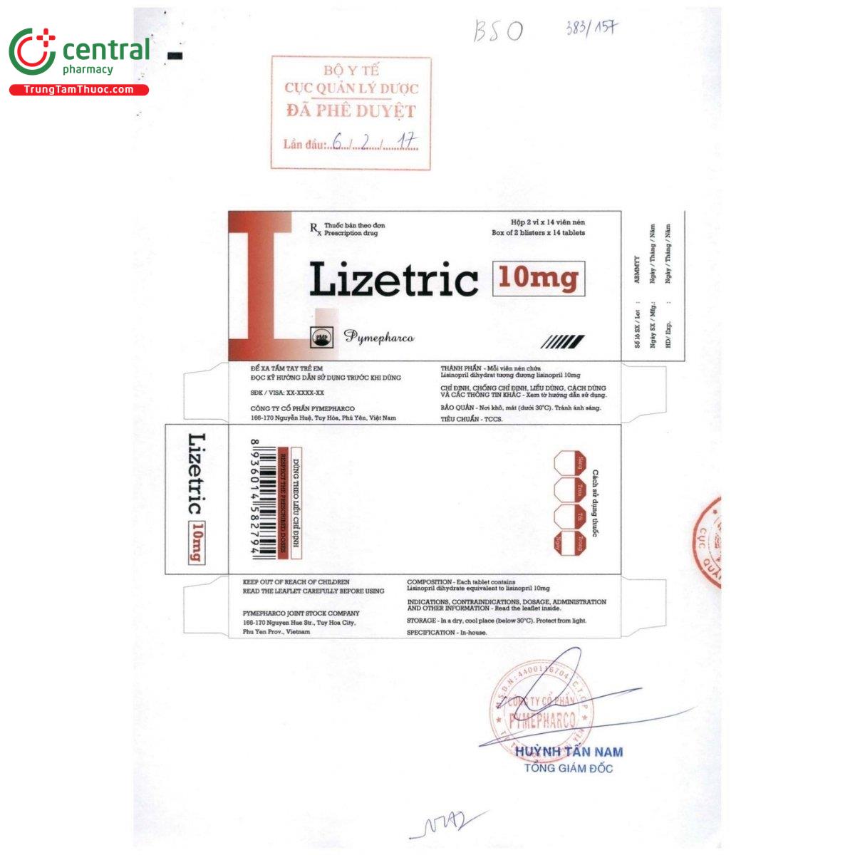 thuoc lizetric 10mg 2 H2501 thuoc lizetric 10mg 2 H2501